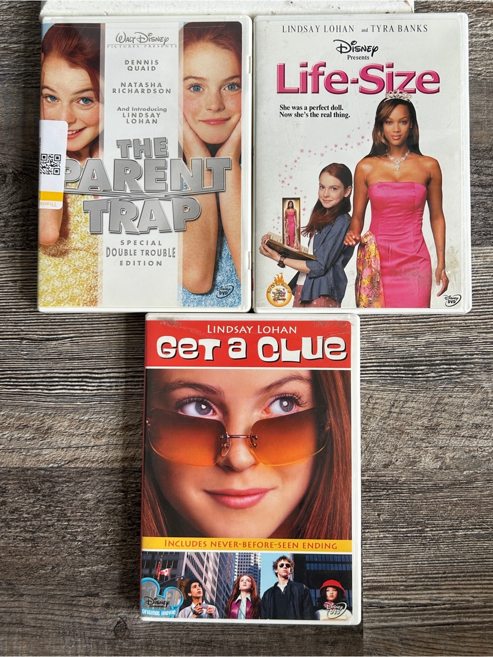 Lindsay Lohan Child Star Trilogy DVD Set: Parent Trap, Life Size, & Get a Clue
